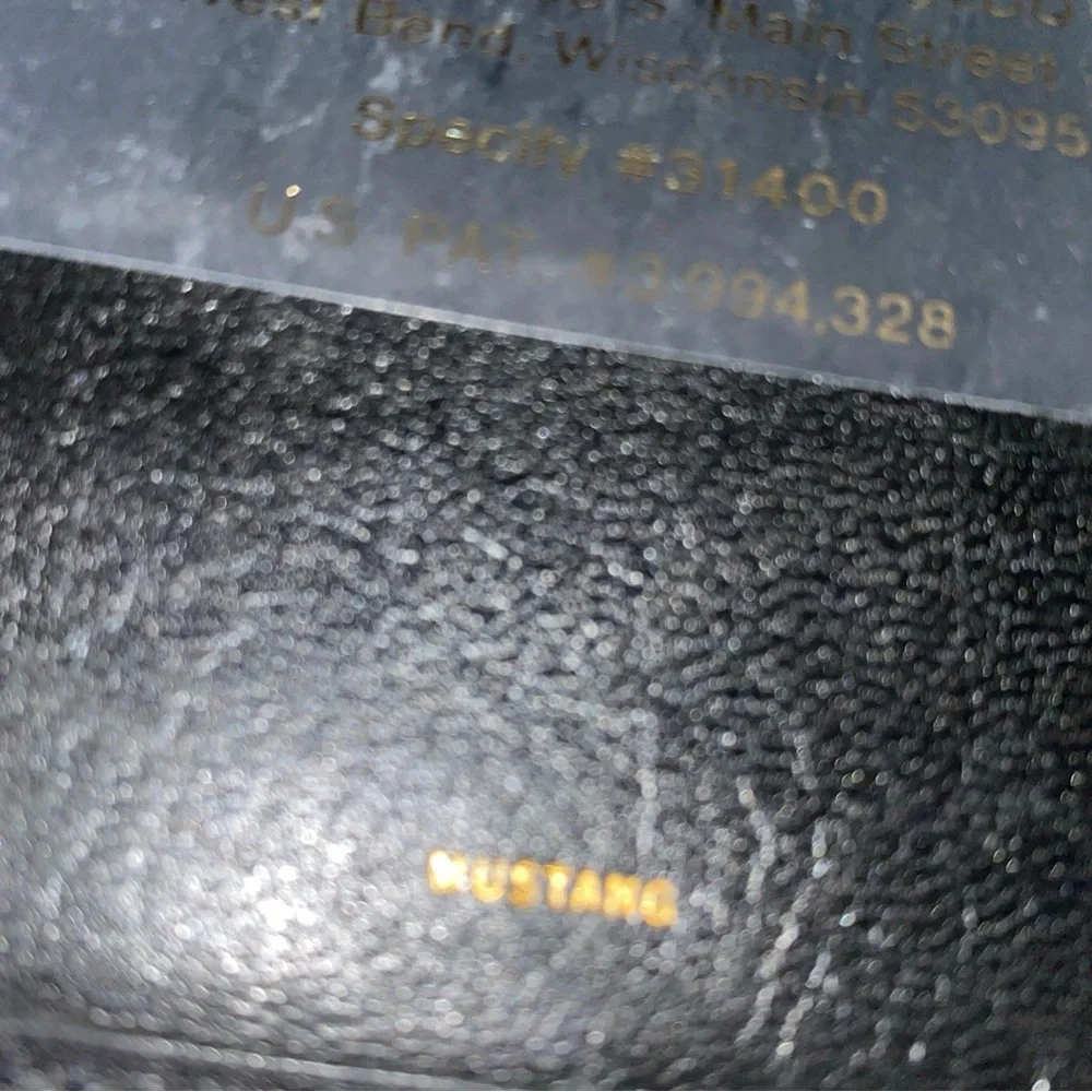 Rolf’s‎ Mustang Vintage Men’s Leather Bi Fold Black Wallet